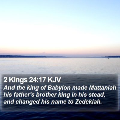 2 Kings 24:17 KJV Bible Verse Image