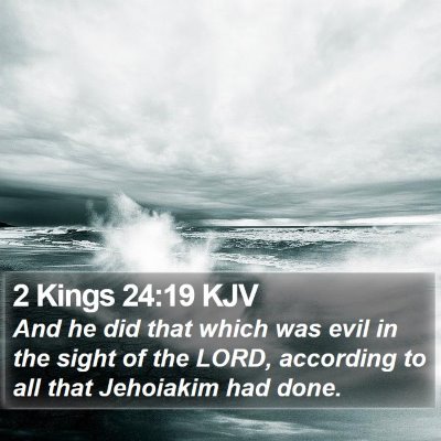 2 Kings 24:19 KJV Bible Verse Image