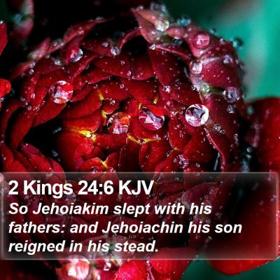 2 Kings 24:6 KJV Bible Verse Image