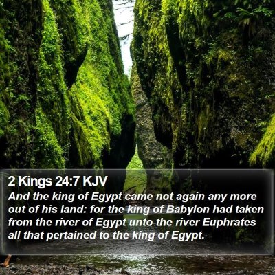 2 Kings 24:7 KJV Bible Verse Image