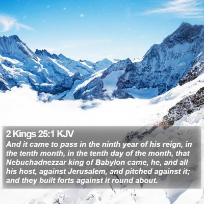 2 Kings 25:1 KJV Bible Verse Image