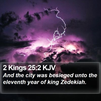 2 Kings 25:2 KJV Bible Verse Image