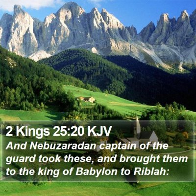 2 Kings 25:20 KJV Bible Verse Image