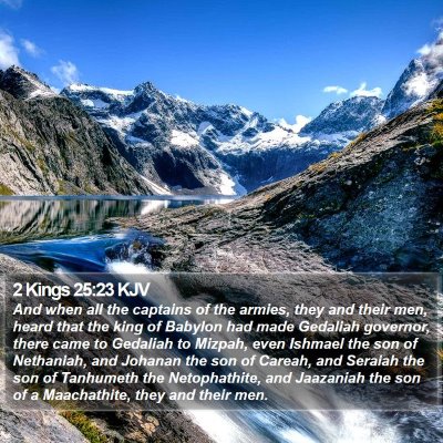 2 Kings 25:23 KJV Bible Verse Image