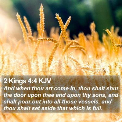 2 Kings 4:4 KJV Bible Verse Image