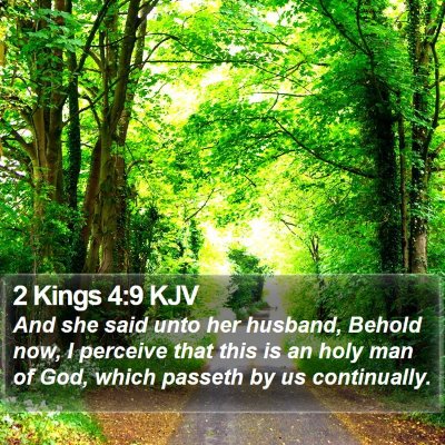 2 Kings 4:9 KJV Bible Verse Image