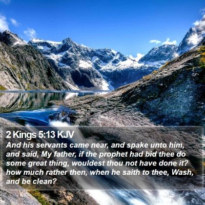 2 Kings 5:13 KJV Bible Verse Image