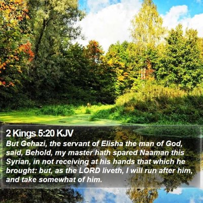 2 Kings 5:20 KJV Bible Verse Image