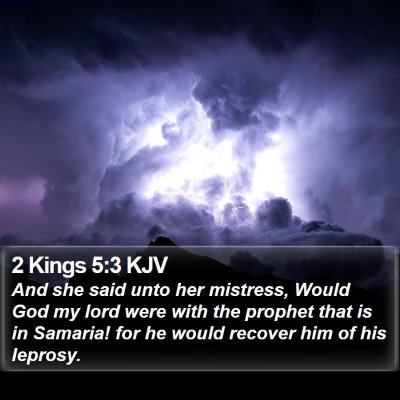 2 Kings 5:3 KJV Bible Verse Image