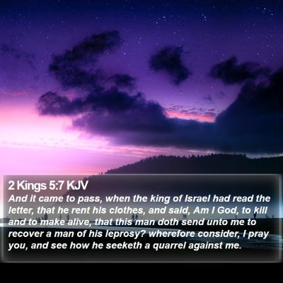 2 Kings 5:7 KJV Bible Verse Image