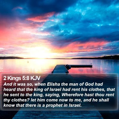 2 Kings 5:8 KJV Bible Verse Image