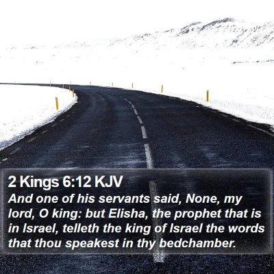 2 Kings 6:12 KJV Bible Verse Image
