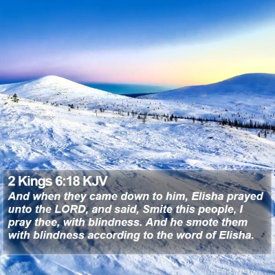 2 Kings 6:18 KJV Bible Verse Image