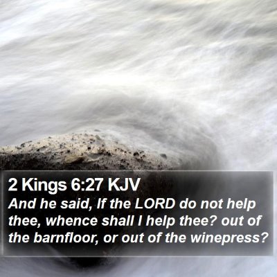2 Kings 6:27 KJV Bible Verse Image
