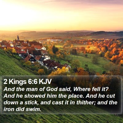 2 Kings 6:6 KJV Bible Verse Image