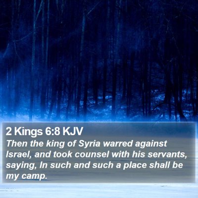 2 Kings 6:8 KJV Bible Verse Image