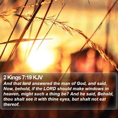 2 Kings 7:19 KJV Bible Verse Image