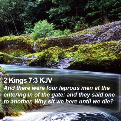 2 Kings 7:3 KJV Bible Verse Image