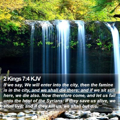 2 Kings 7:4 KJV Bible Verse Image