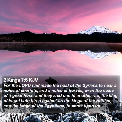 2 Kings 7:6 KJV Bible Verse Image