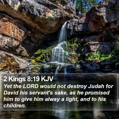 2 Kings 8:19 KJV Bible Verse Image