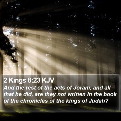 2 Kings 8:23 KJV Bible Verse Image