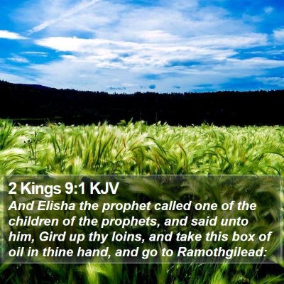 2 Kings 9:1 KJV Bible Verse Image