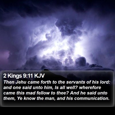 2 Kings 9:11 KJV Bible Verse Image