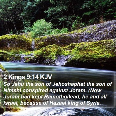 2 Kings 9:14 KJV Bible Verse Image
