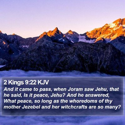 2 Kings 9:22 KJV Bible Verse Image