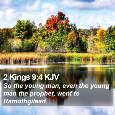 2 Kings 9:4 KJV Bible Verse Image