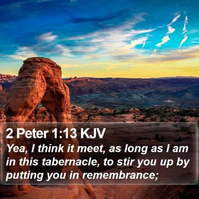 2 Peter 1:13 KJV Bible Verse Image