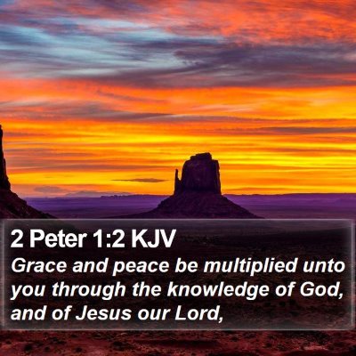 2 Peter 1:2 KJV Bible Verse Image