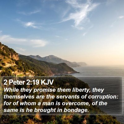 2 Peter 2:19 KJV Bible Verse Image