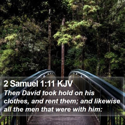 2 Samuel 1:11 KJV Bible Verse Image