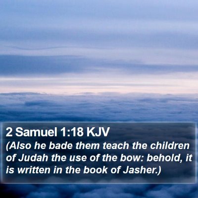 2 Samuel 1:18 KJV Bible Verse Image