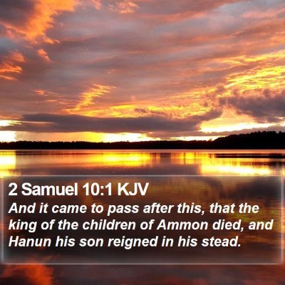 2 Samuel 10:1 KJV Bible Verse Image