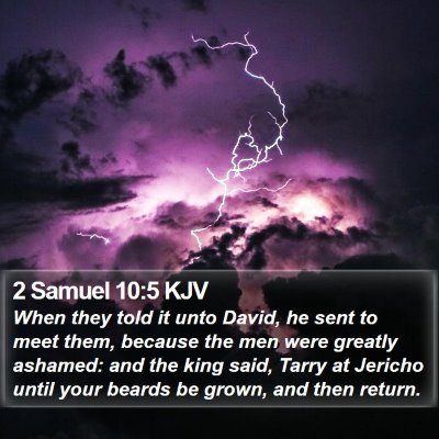 2 Samuel 10:5 KJV Bible Verse Image
