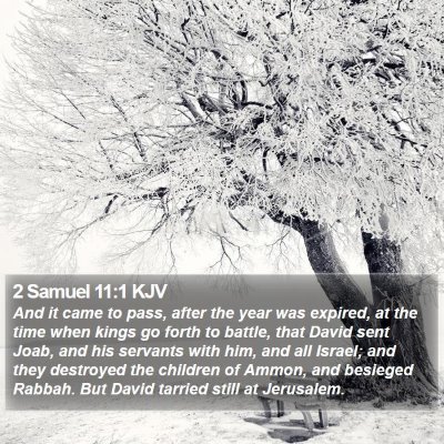2 Samuel 11:1 KJV Bible Verse Image