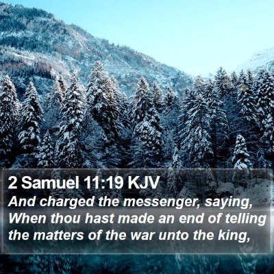 2 Samuel 11:19 KJV Bible Verse Image