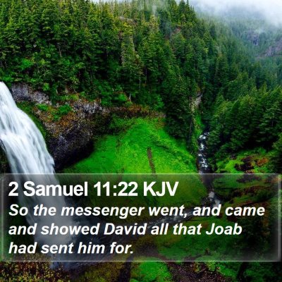 2 Samuel 11:22 KJV Bible Verse Image