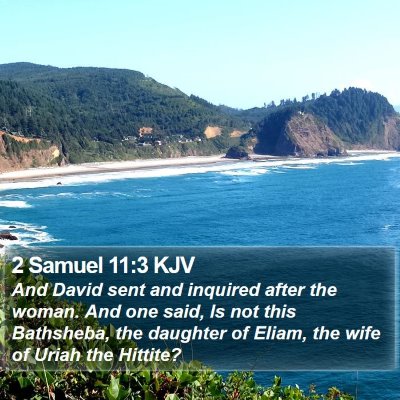 2 Samuel 11:3 KJV Bible Verse Image