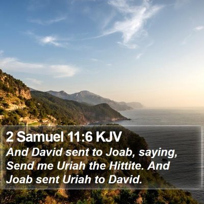 2 Samuel 11:6 KJV Bible Verse Image
