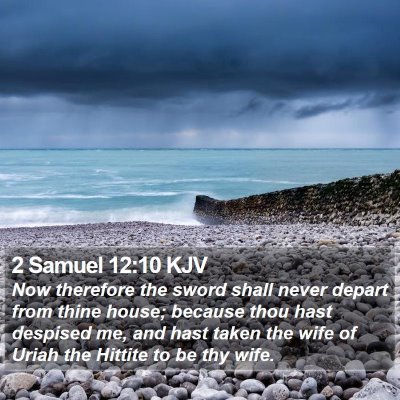 2 Samuel 12:10 KJV Bible Verse Image