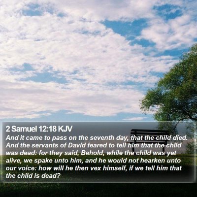 2 Samuel 12:18 KJV Bible Verse Image
