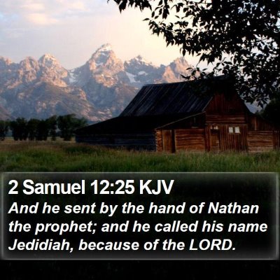 2 Samuel 12:25 KJV Bible Verse Image