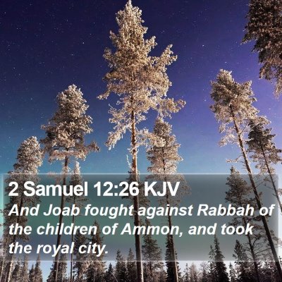 2 Samuel 12:26 KJV Bible Verse Image