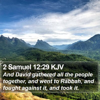 2 Samuel 12:29 KJV Bible Verse Image