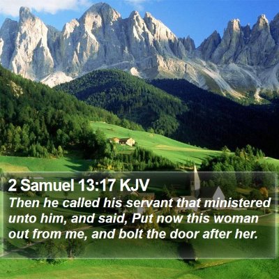 2 Samuel 13:17 KJV Bible Verse Image