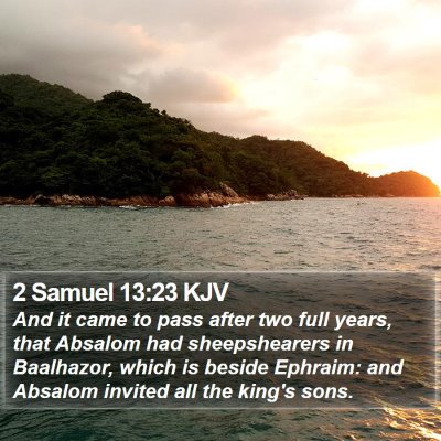 2 Samuel 13:23 KJV Bible Verse Image